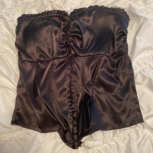 Dollskill Black Corset Top